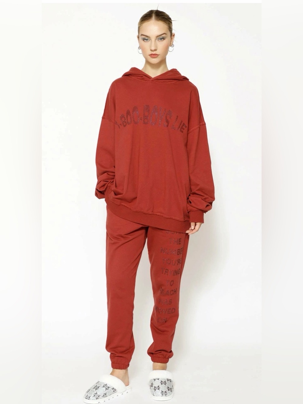 BOYS LIE X Red 1-800 Remix Sweatpants